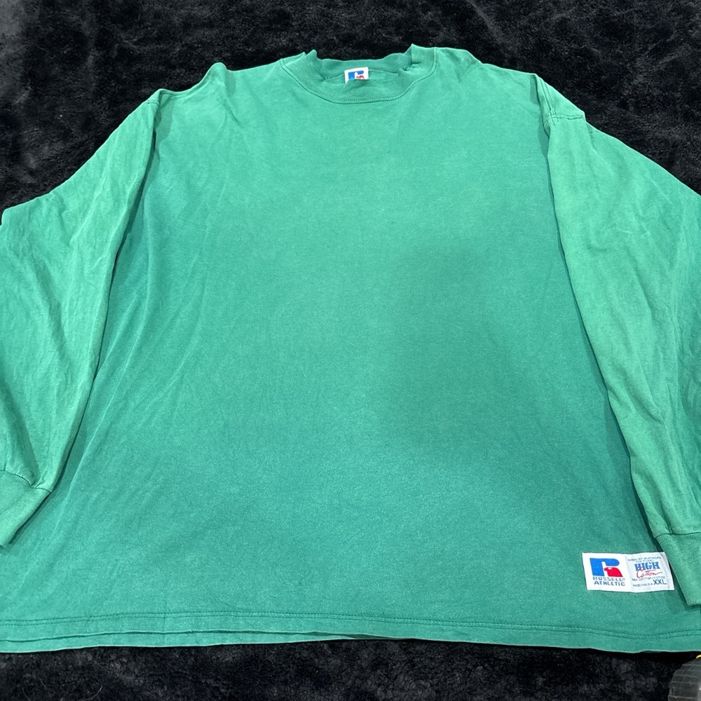 Russell Athletic Forest Green Long Sleeve Shirt